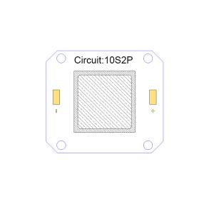 China 4046 50W COB LED Full Spectrum 395nm UV LED For Offset Printer on sale