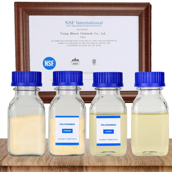 NSF Certified Water Purifying Chemicals Powder / Liquid PolyDADMAC PDADMAC CAS