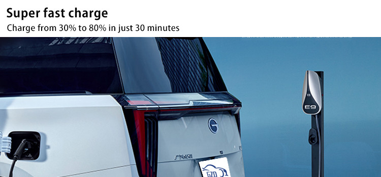 GAC Trumpchi E9 Fully Electric Car MPV Plug In Hybrid Engine 2.0T
