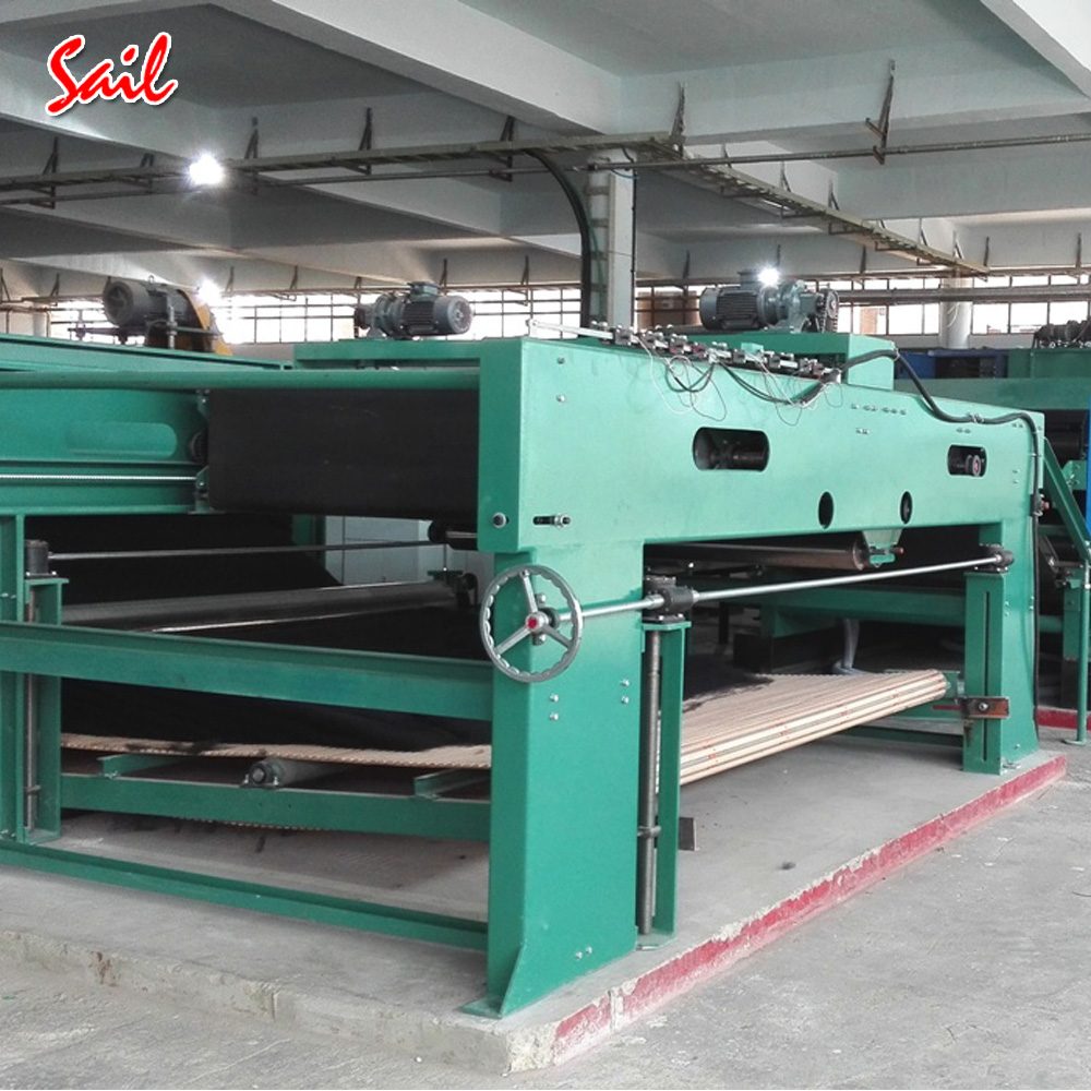 High performance synthetic fiber fiber web formation cross lapping machine