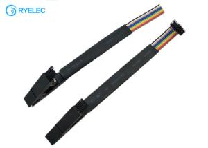 China Custom 2.54mm Pitch IDC (2x5) 10p To SOIC16 Connector Short Flat Rainbow Ribbon Cable wholesale
