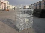 Wire mesh container used in storing goods in warehouse