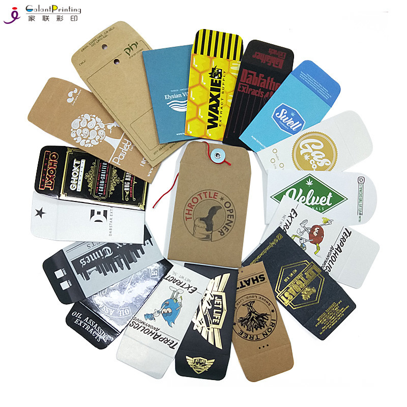 OEM Envelope Printing Services Shatter Black Gold Oil Wax Extract Coin Envelopes 2.25 X 3.5 Inch