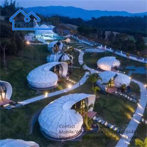 China New Design Luxury Snail Shape Tent Hotel Experience Geodesic Tent For Camping wholesale