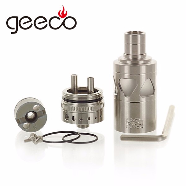 New Innovative products for 2015 atomizer Squape RS RDA 1:1 clone/Squape RS RDA bulk stock from Geeco with 510 thread for zero