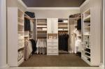 Farmhouse Wooden Walk In Closet Melamine Board Wardrobe OEM