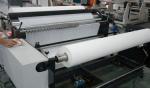 Plate Non Woven Slitting Machine / Automatic Stretch Film Slitting Rewinding