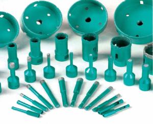 China U Shape Vacuum Brazed Diamond Drill Bit Diamond Core Drill 18 To 120MM wholesale