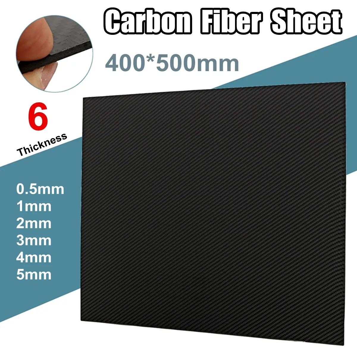 Plain Twill Weave Glossy Matte Finish Carbon Fiber Plate 3k Carbon Fiber Sheet