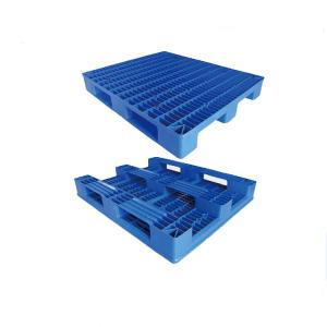 China HDPE European Standard Pallets 3 Runners Reversible Plastic Pallets wholesale