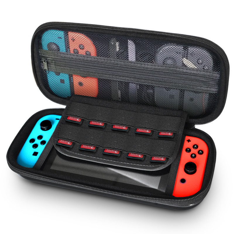Fabric EVA Nintendo Switch Gaming Accessories Glossy Surface Nintendo Switch Lite Hard Case
