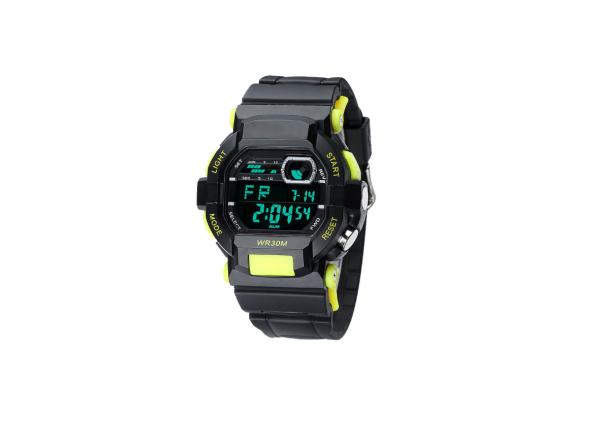 Sports Style Electronic Children'S Digital Watch 30M Water Resistant SS Back