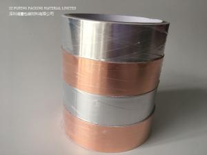 China 50m Self Adhesive Conductive Foil Tape , 0.01mm Foil Shielding Tape wholesale