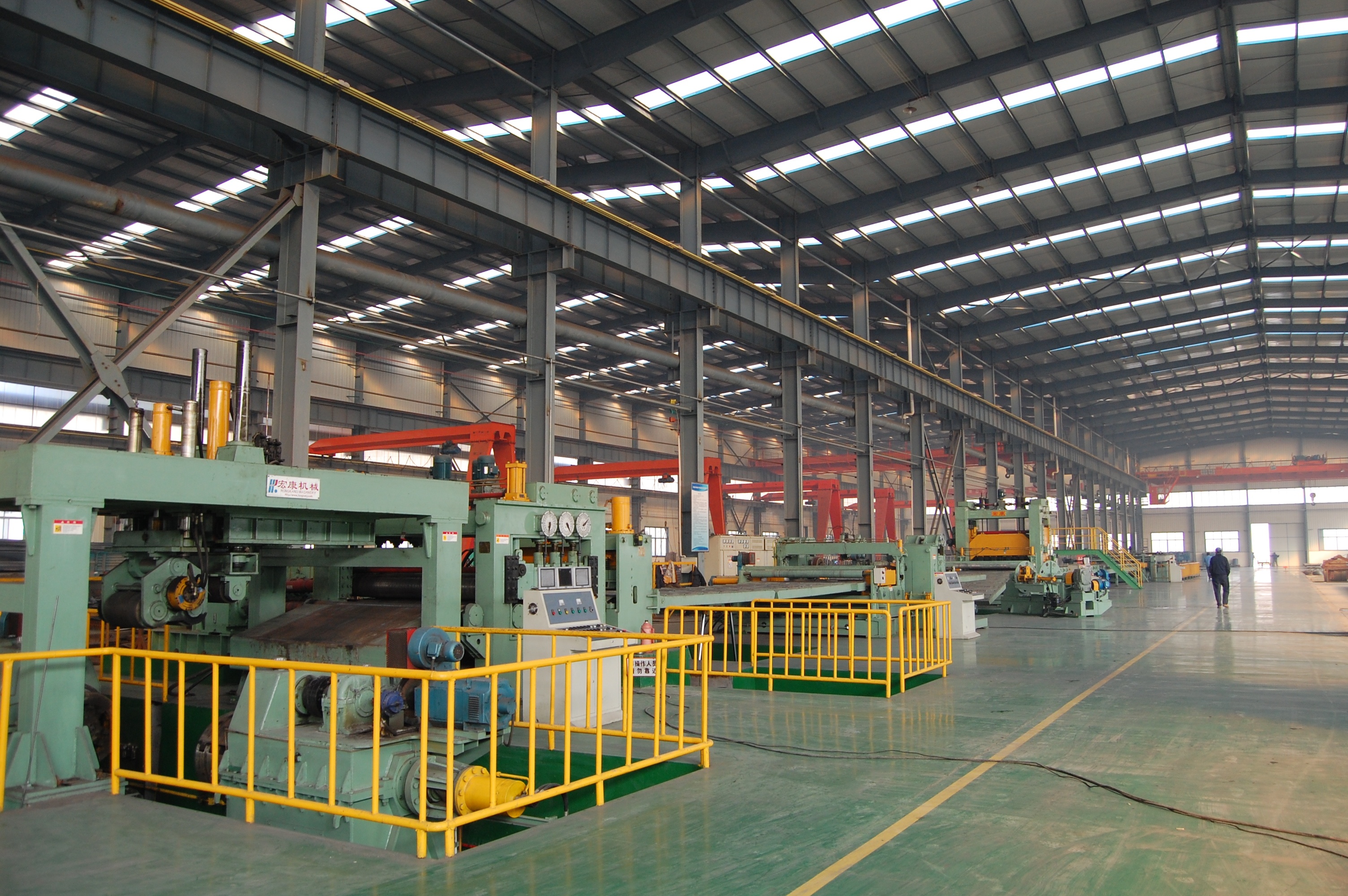 Automobile Manufacturing Steel Coil Leveling and Rewinding Production Line 5000*3500*