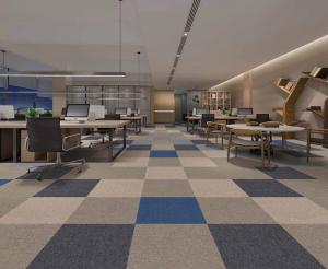 China Custom Office Carpet Flooring / 100 Polypropylene Twist Pile Carpet wholesale
