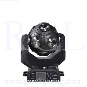 China 12PCS CREE RGBW LED Football Effect Light LED Football Moving Head Beam Light for KTV DISCO LED Light wholesale
