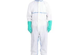 China Antivirus Medical Protective Coveralls Disposable Protective Suit Against Germs wholesale