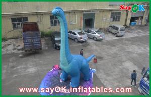 China Fire Proof Inflatable Dragon Toy Dinosaur Oxford Cloth With CE / UL Blower wholesale