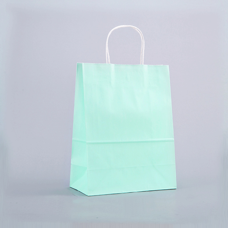 Custom Size Large Baking Bread Shopping Kraft Paper Bag with Customized Logo and Paper