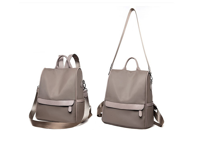 2019 new student backpack black grey large capacity travel bag lady's bag