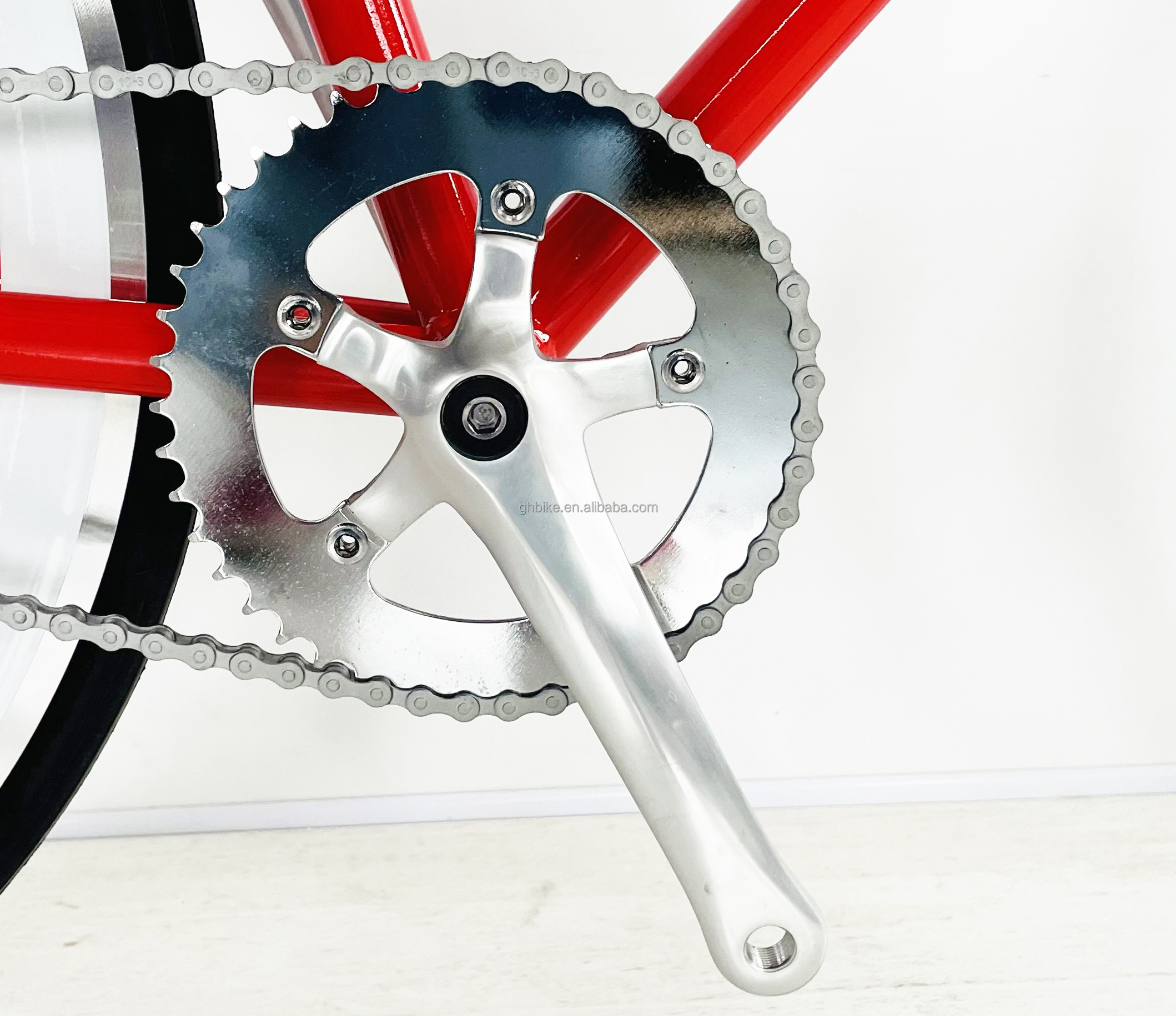 CE Certified 700C 4130 CR-MO Steel Frame Fixed Gear Bicycle with Caliper Brake System