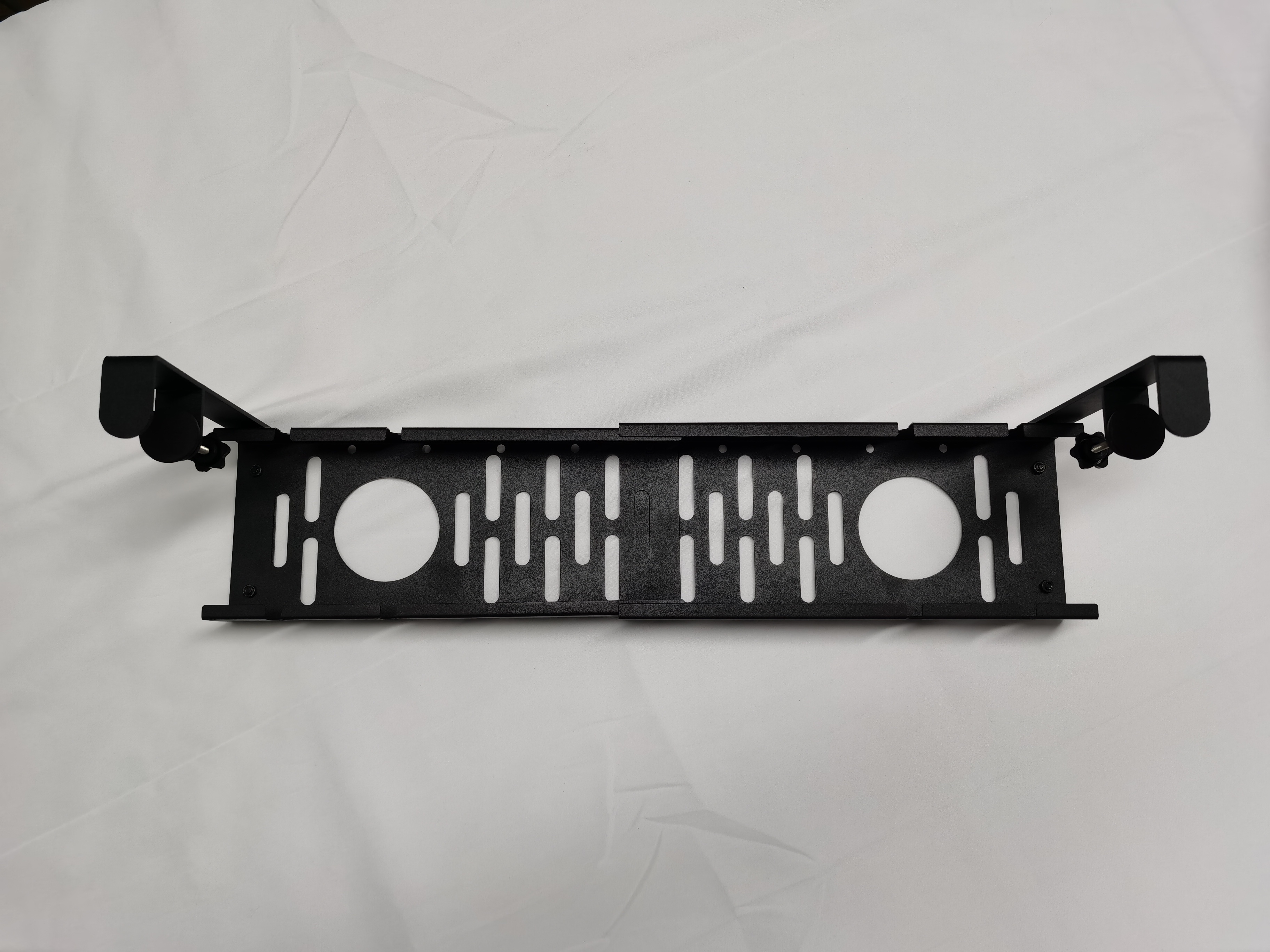 Sturdy Metal Cable Tray Basket with Clamp The Ultimate Under Desk Cable Management Tool