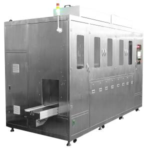 China Stainless Steel Basket Washer Anti Corrosion , 380V Industrial Basket Clean Equipment wholesale