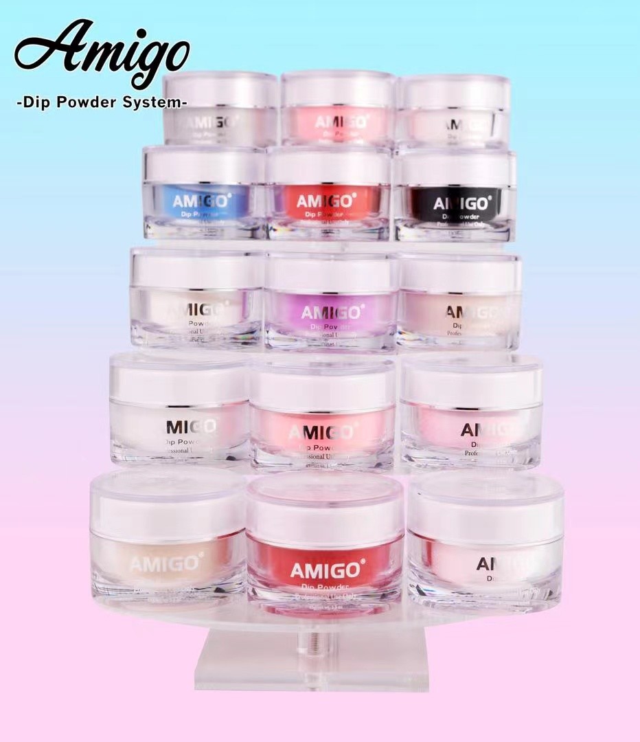 Amigo 10g Nail Dip Powder Kit System Acrylic Easy Molding 20 Colors
