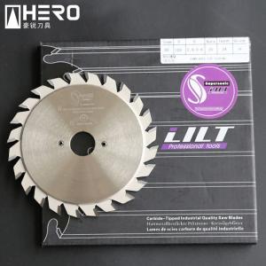 China High Hardness Scoring Saw Blade , Flat Tooth Table Saw Blade Tensioned Plates wholesale