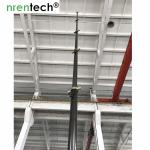 10m pneumatic telescopic mast-50kg payloads-aluminum telescopic mast, locking