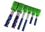 Anti Corrosive 4 Flute Carbide End Mill ALTiN Coating For High Cutting