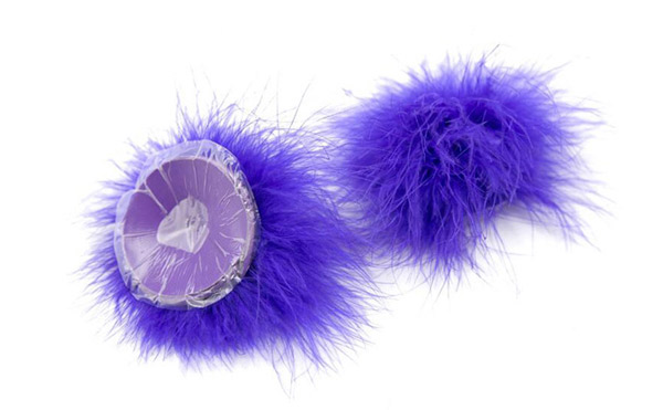 feather nipple pasties