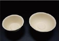 China Natural Bio Bamboo Fiber Salad Bowl Disposable Unicolor Food Grade wholesale