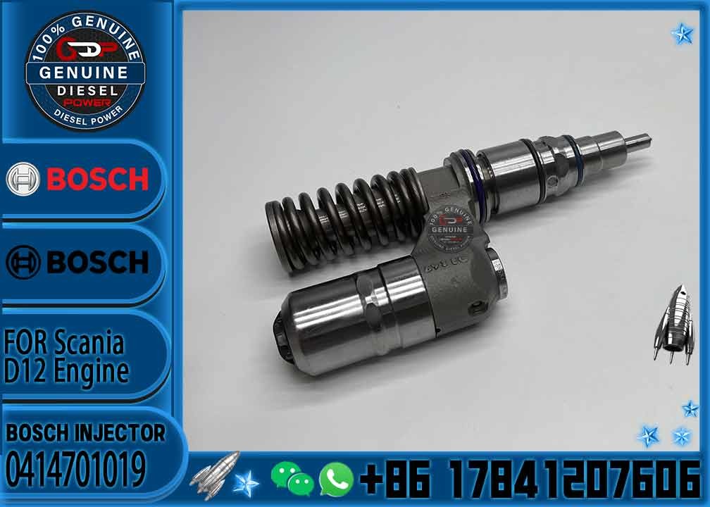 Genuine unit fuel injector 0414701066 0414701044 For Scania 1805344