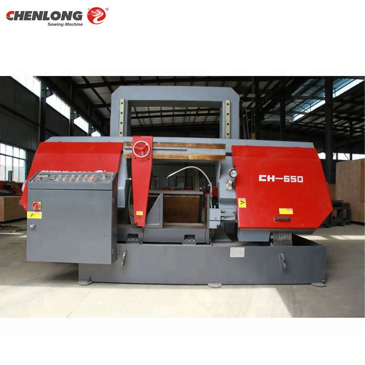 CH-650 Straight Cut Off Aluminum Cutting Bandsaw Machine 650mm Capacity