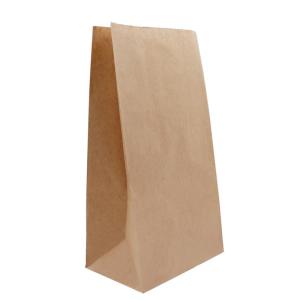 China Oil Resistance Custom Printed Kraft Bags , Custom Brown Paper Bags Thickness 30 - 160gsm wholesale