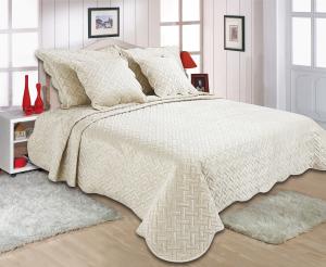 China Hypoallergenic Reversible Velvet Polyester Bedspread wholesale