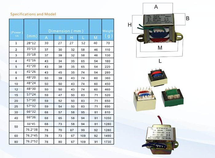 50W Power Toroidal Audio Output Transformer , R Core Transformer High Strength