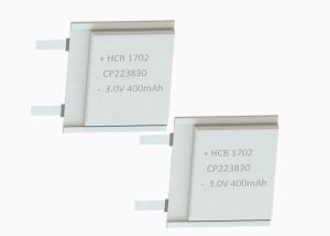 China 3.0 V CP223830 400mAh Lithium Pouch Cell wholesale