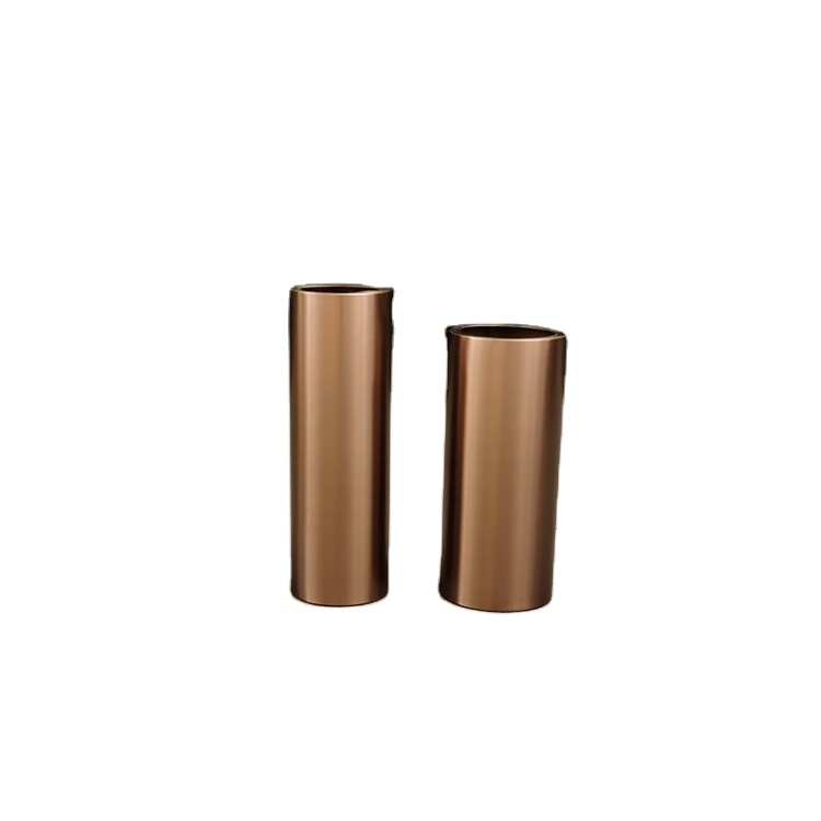 Luxury big round metal flower pot vertical garden flower planter