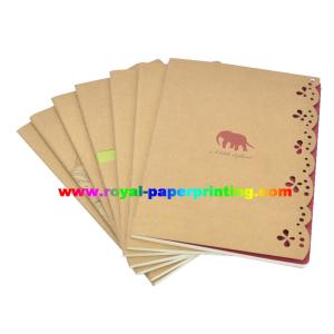 China kraft paper notebook/exercies book/school book/notepad printing wholesale