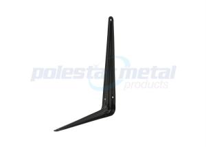 China Black Powder Coated Construction Hardware Heavy Duty Steel Shelf Brackets wholesale