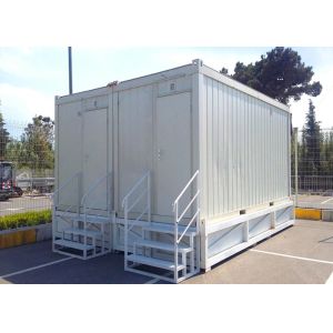 China Non - Combustible Flat Pack Modular Homes With Infrastructure And Stairs wholesale