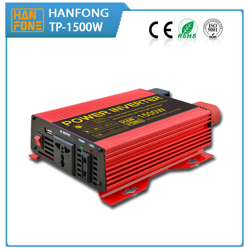 2016 best quality Smart inverter 1500w 24v pure sine wave power inverter for car solar hom