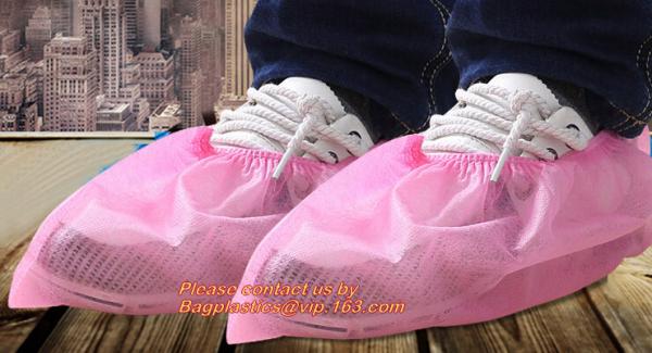 Disposable elastic pe/cpe non-woven shoes cover,Disposable waterproof CPE+PP non-woven shoe cover,Disposable nonwoven sh