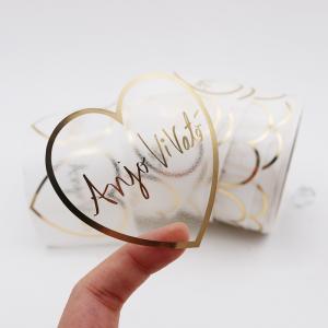 China 38mm Round Plastic Clear Glossy Sticker Paper Waterproof Labels wholesale