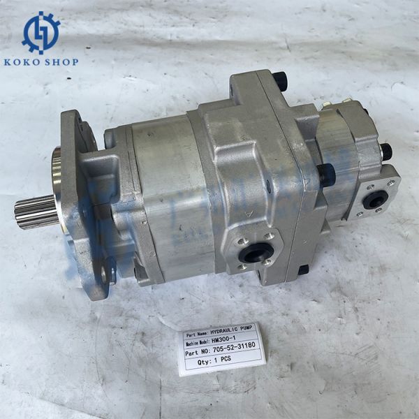 705-52-31180 705-52-21160 705-21-43000 Hydraulic Gear Pump fits for Komatsu Dump Trucks HM300 HM300-1 HM300TN-1
