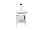 Plastic Adjustable Medical Trolleys For Doctor Ward Inspection