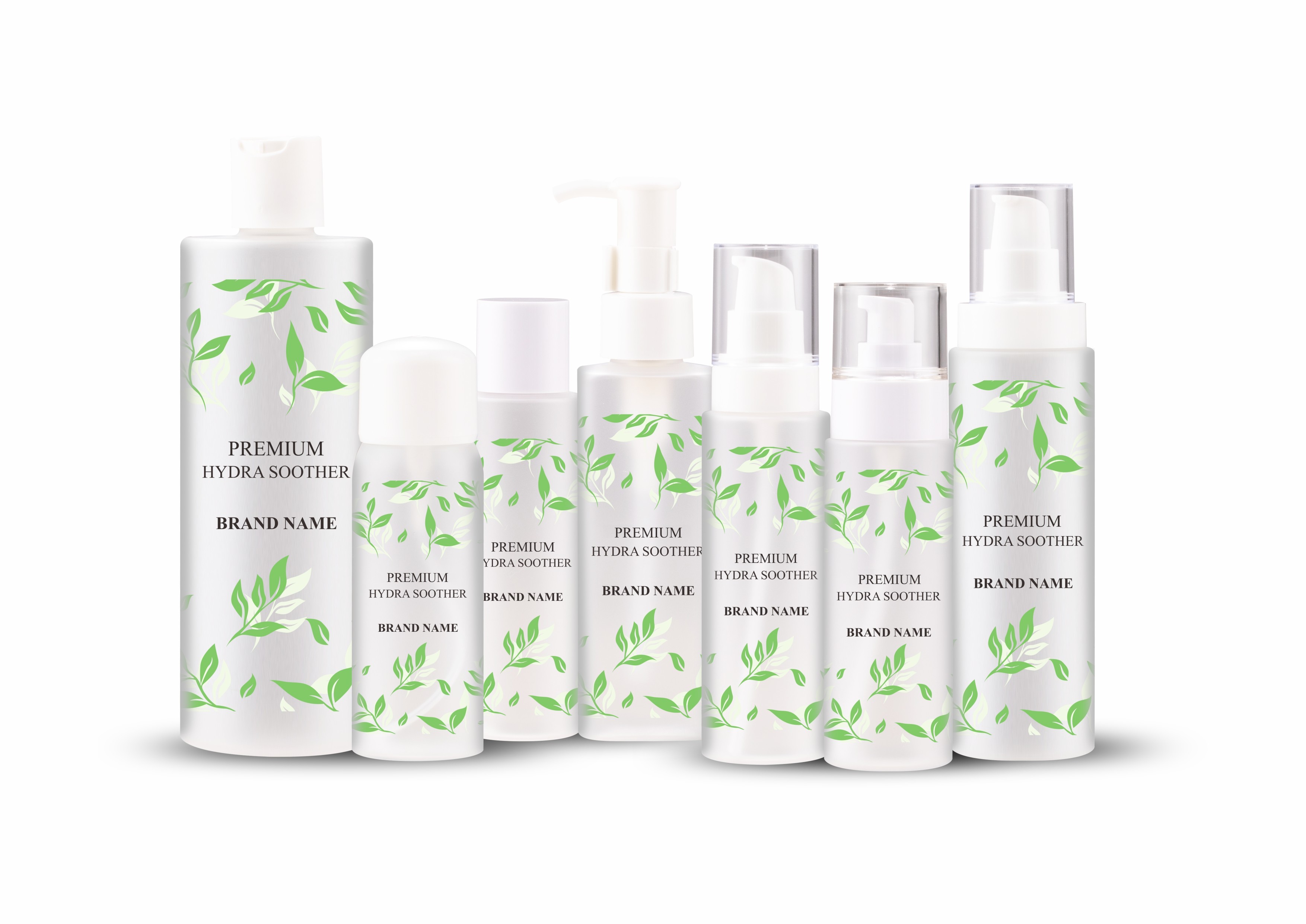 Cylinder PET Plsatic Cosmetic Bottles For Shampoo Face Cleansing 100ml