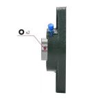 UCFL210 30 Flange Mounted Ball Bearings Casting Iron Miniature Bearing Low Noise